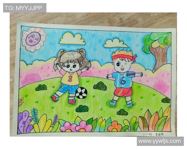 足球明星艺术创作展现足球魅力的横版绘画作品欣赏